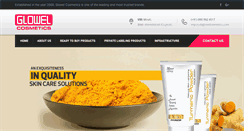 Desktop Screenshot of glowelcosmetics.com